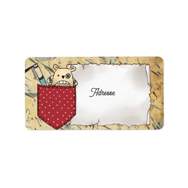 Etiqueta Sorgenfressertasche (Frente)