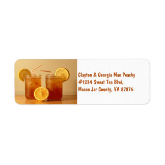 Etiqueta South Sweet Tea for Two in Mason Jars