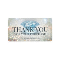 Sparkle Diamond Jewelry Designer Obrigado Sticker