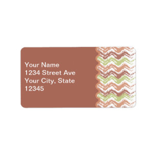 Etiqueta Spice Scribble Chevron ZigZag