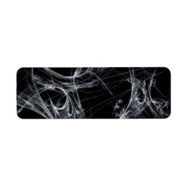 Etiqueta Spider Web Fract Background Address Sticker