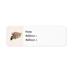 Etiqueta Sprig de produtos do casamento do Hydrangea