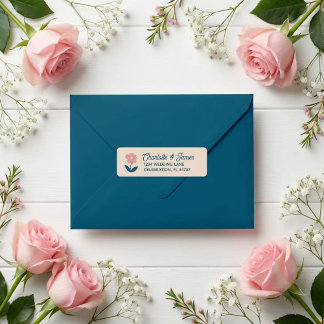 Etiqueta Spring Pastel Petals