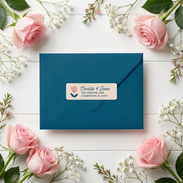 Etiqueta Spring Pastel Petals (Criador carregado)