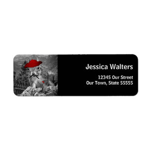 Etiqueta Squirrel Lover Funny Artist Address