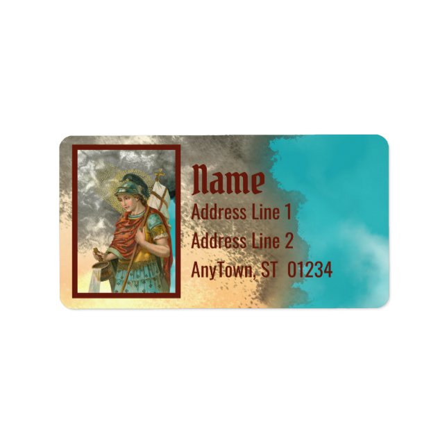 Etiqueta St. Florian com Balde (Fumaça; M 019) (Frente)