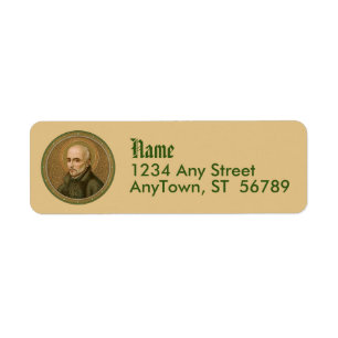 Etiqueta St Ignatius Loyola (BK 050) (estilo 1)
