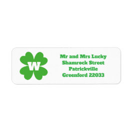 Etiqueta St Patrick's Day Themed Address Label