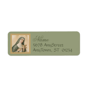 Etiqueta St. Rita de Cascia (M 015)