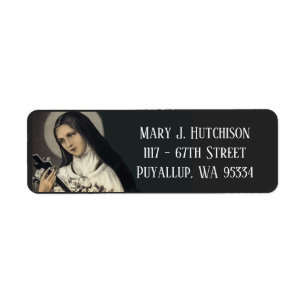 Etiqueta St. Therese do católico da criança Jesus Lisieux