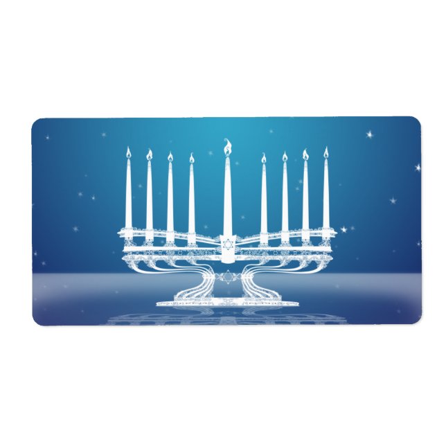 Etiqueta Starlit Menorah II (Frente)