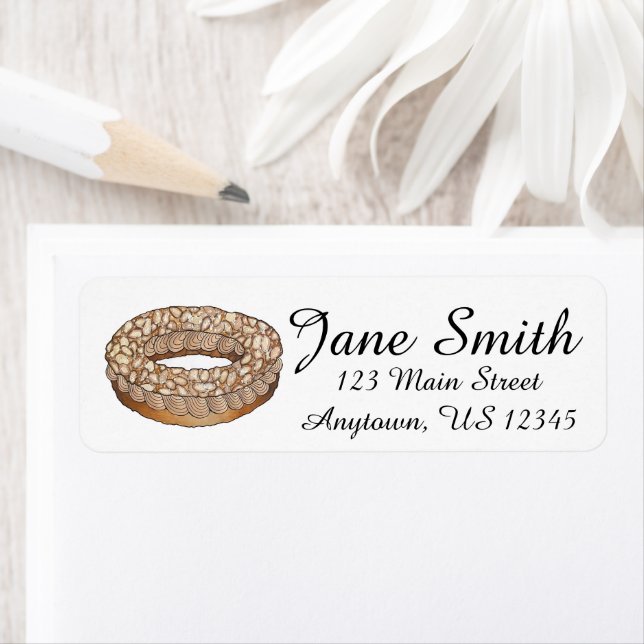 Etiqueta Strawberry Fraisier Cake (pastelaria) (Insitu)