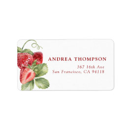 Etiqueta Strawberry | Summer Labels