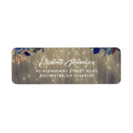 Etiqueta String Luzes Wood Rustic Weding