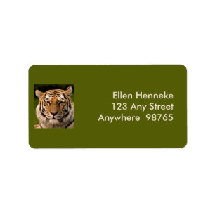 Etiqueta Sumatran Tiger