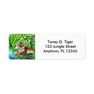 Etiqueta Sumatran Tiger pacífica