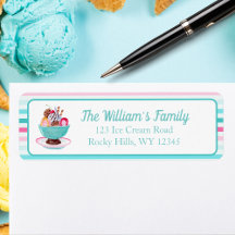 Sundae De Sorvete De Aquarela Com Cookies