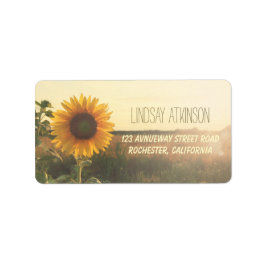 Etiqueta Sunflower Dreamy Nature Casamento Labs