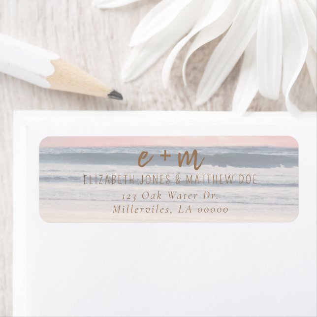 Etiqueta Sunset Beach Wedding | Oceanside Wedding (Insitu)