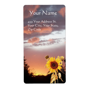 ETIQUETA SUNSET DE VERÃO E SFOLOWER