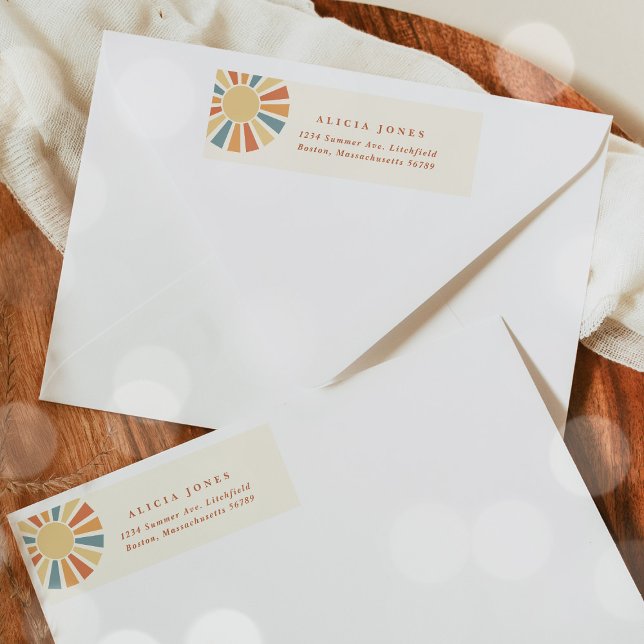 Etiqueta Sunshine Chá de fraldas Vem O Endereço Do Filho (Criador carregado)