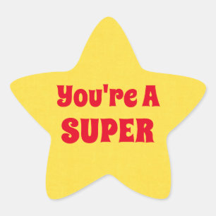 Etiqueta super da estrela