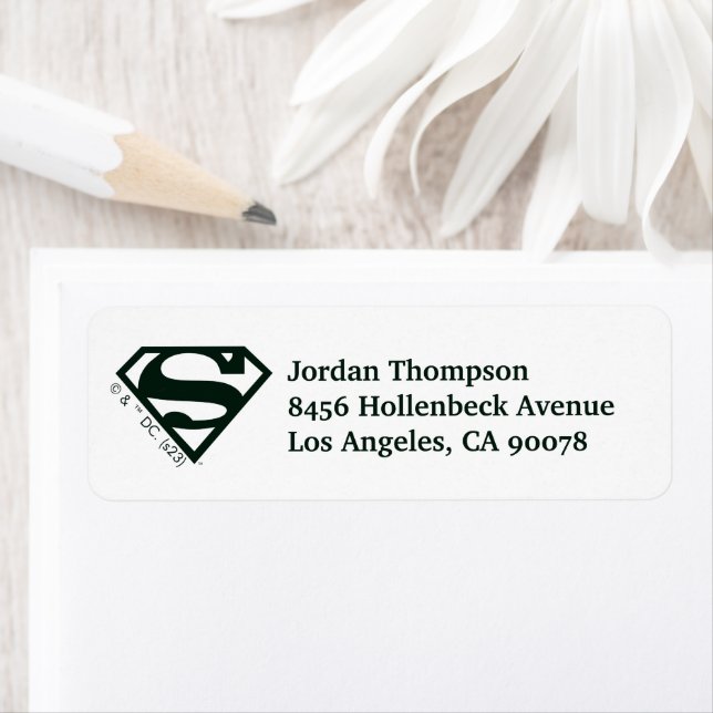Etiqueta Supergirl Solid S-Shield (Insitu)