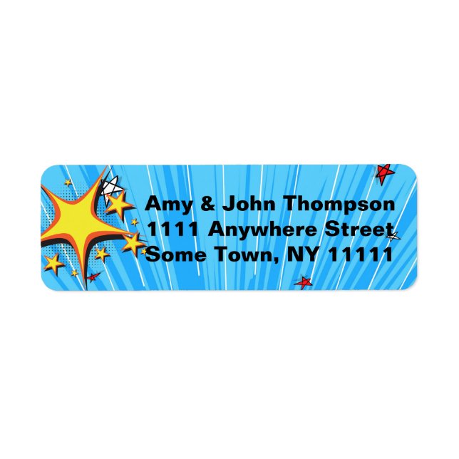 Etiqueta Suprimentos de Festas de Adoção do Estilo de Livro (Frente)