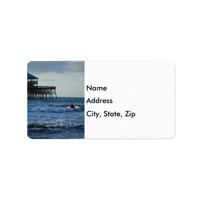 Etiqueta Surfe no vamos Go (Frente)