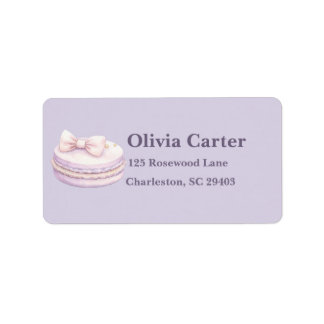 Etiqueta Sweet One Pastel First Birthday Return Address
