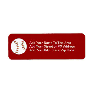 Etiqueta T-shirt e presentes do basebol