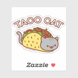 Etiqueta TACO CAT - "TACOCAT"