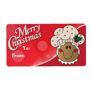 Etiqueta Tag do presente do homem de pão-de-espécie do