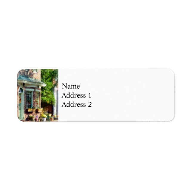 Etiqueta Tarde Ensolarada New Castle DE (Frente)