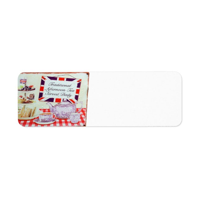 Etiqueta Tarde Inglesa - Chá (Frente)