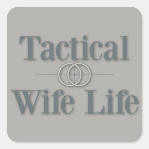 Etiqueta tática da vida da esposa