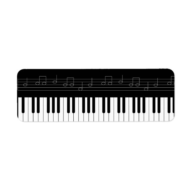 Etiqueta Teclado Piano (Frente)