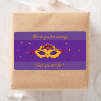 Etiqueta Tema do Mascarada do Mardi Gras