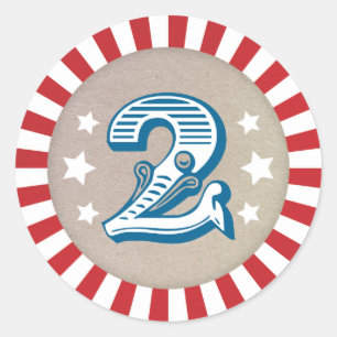 Etiqueta temático dois do carnaval do segundo