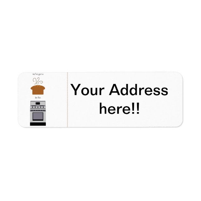 Etiqueta Temos um.... Arma no chão! (Frente)