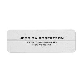 Etiqueta Tendência Moderna Elegante de Parede de cinzas