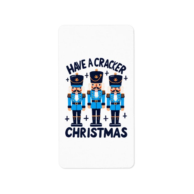 Etiqueta Tenha um natal maluco (Frente)