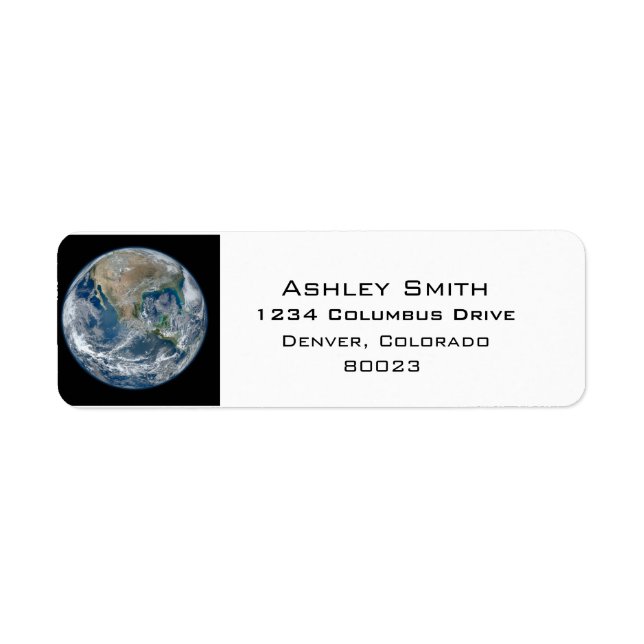 Etiqueta Terra nosso mundo (Frente)