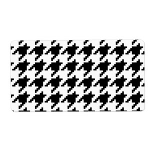 Etiqueta Teste padrão da verificação de Houndstooth do