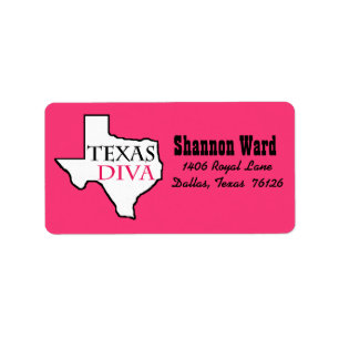 Etiqueta "Texas Diva"