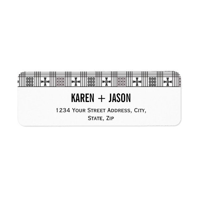 Etiqueta Têxteis da África Ocidental (Frente)