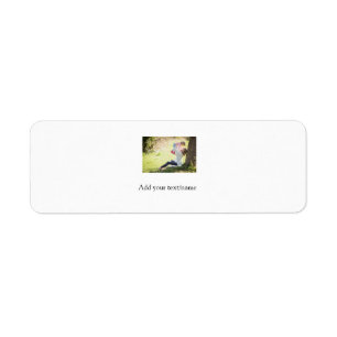 Etiqueta Texto da imagem de adição de nome da família da fi