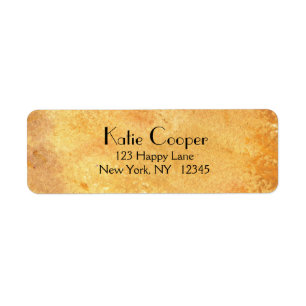 Etiqueta Textura Abstrato de Grunge Amarelo