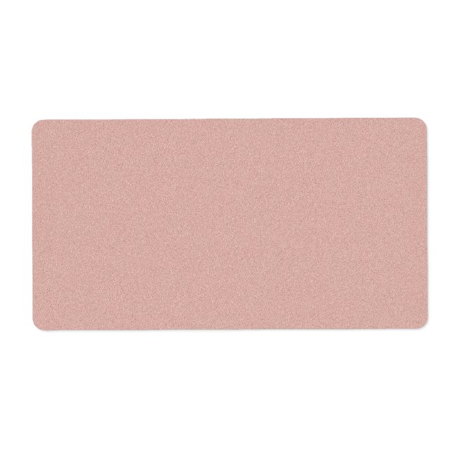 Etiqueta Textura de areia rosa suave (Frente)