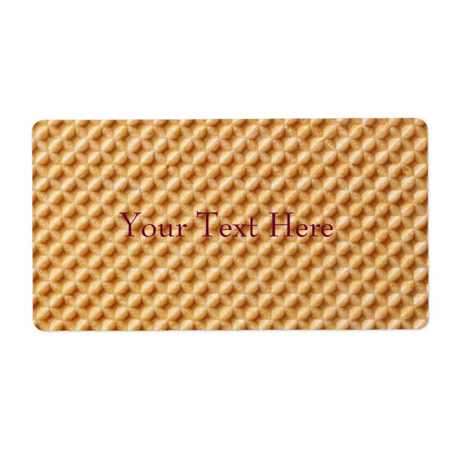 Etiqueta Textura de Wafer (Frente)